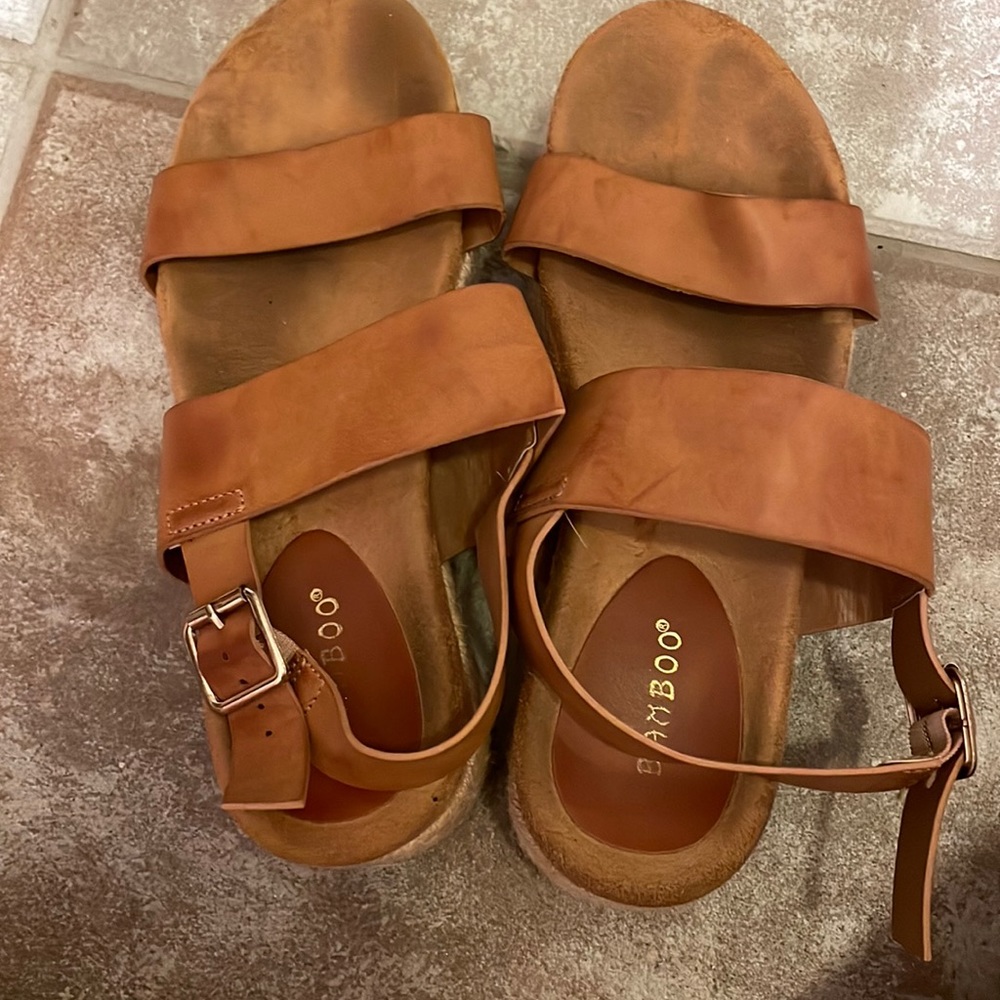 Bamboo brand platform wedges